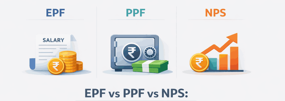NPS vs PPF vs EPF complete comparison overview